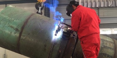 熊谷管道自动焊机助力江汉油建鄂安沧输气管线建设