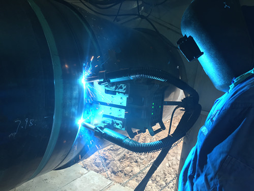 熊谷管道全自动焊机脉冲混合过渡