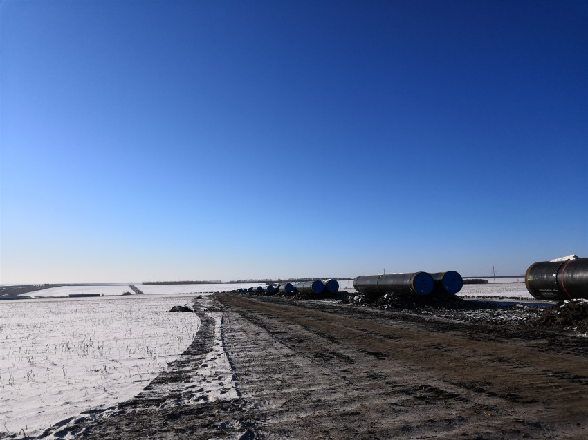 熊谷管道自动焊机大庆施工现场