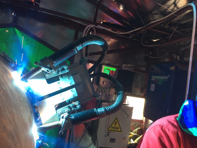 熊谷管道全自动焊接设备鄂安沧七标施工现场